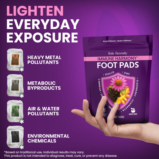 Immune Harmony Detox Foot Pads with Elderberry, Zinc