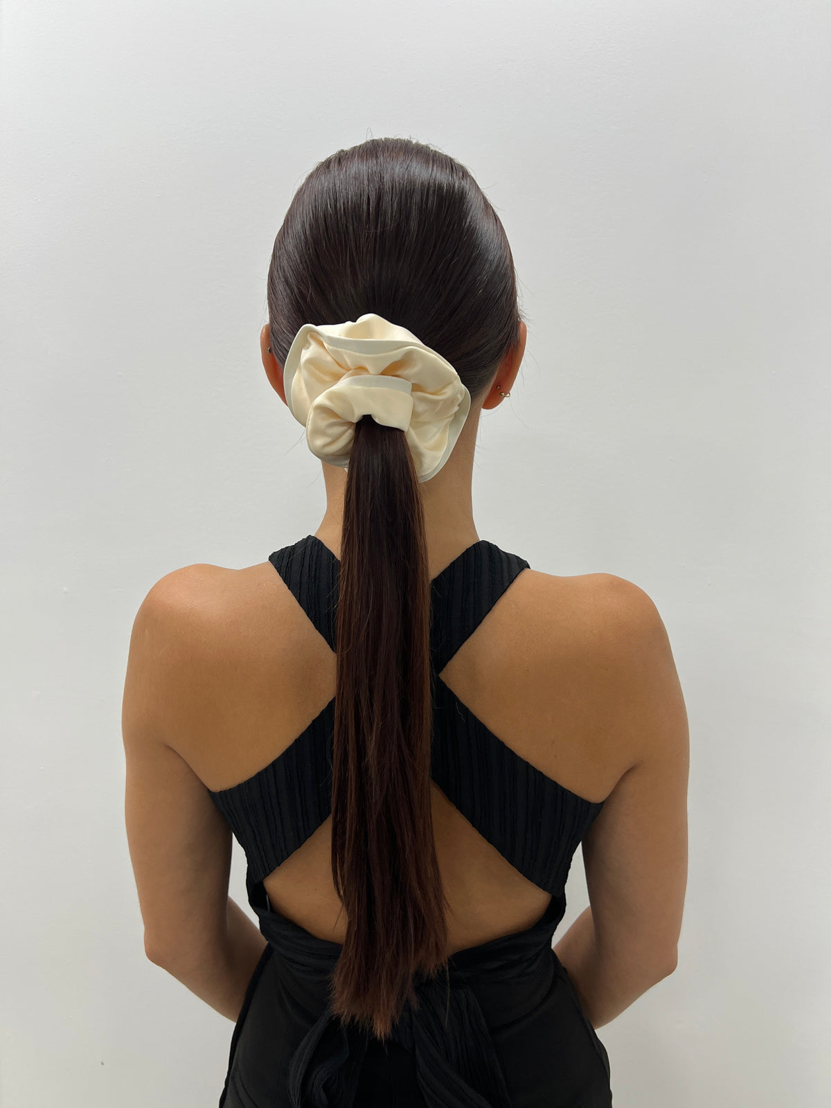 Elegant Cascade Scrunchie