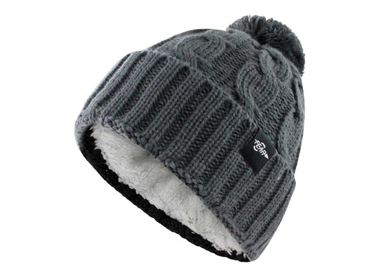 Warmest Fleece Lined Knit Beanie – Extreme Cold Winter Hat
