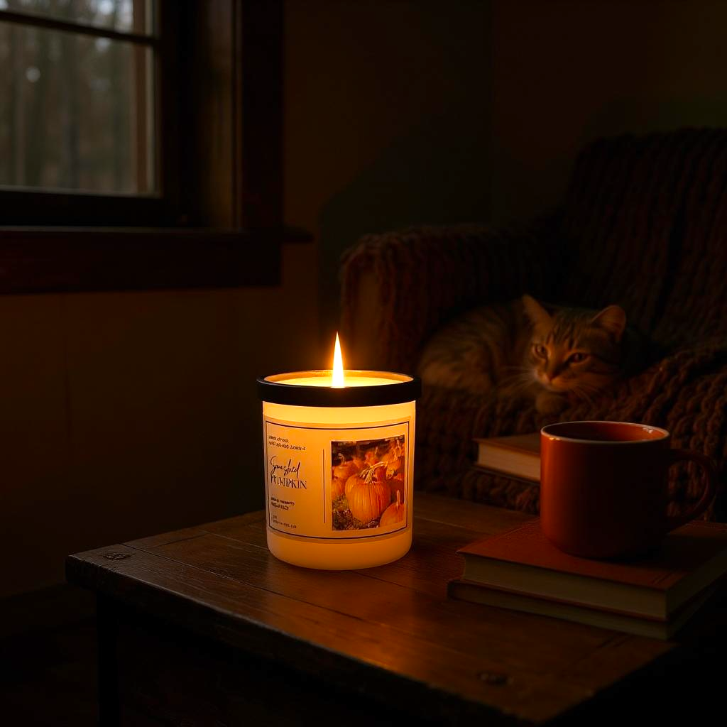 Smashed Pumpkin Candle