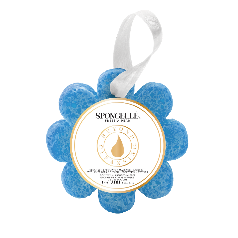 Esponja de baño de pera fresia | Flores silvestres
