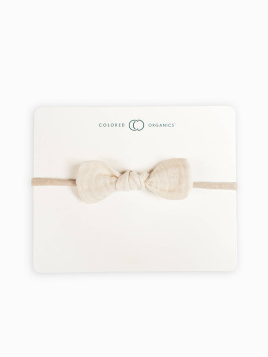 Organic Baby Dainty Bow Headband