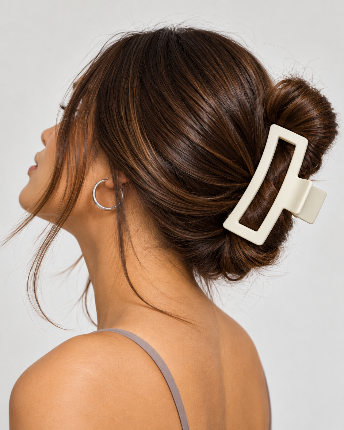 Pinzas para el pelo rectangulares de gran tamaño (paquete de 3)