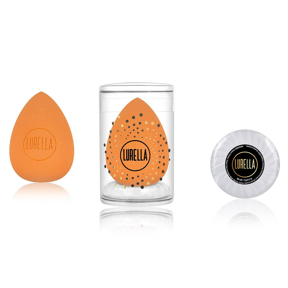Teardrop Beauty Sponge - Orange