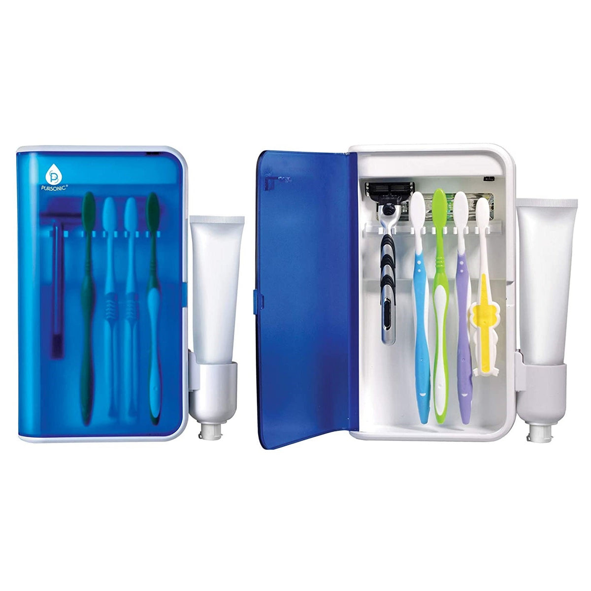 Esterilizador portátil de cepillos de dientes con luz UV para montaje en pared