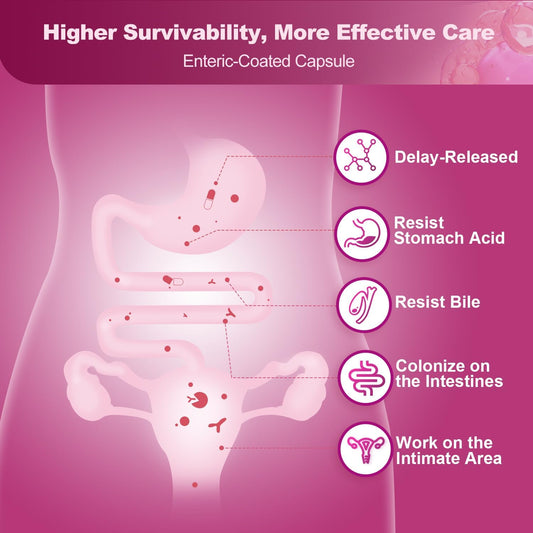 Women’s Urinary Health Probiotics, 60 Billion Probiotics, 90 Veggie Capsules