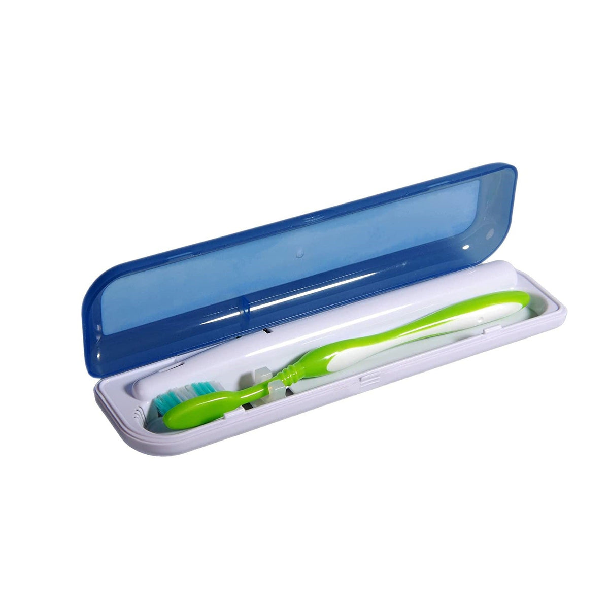 Desinfectante portátil para cepillos de dientes con luz ultravioleta