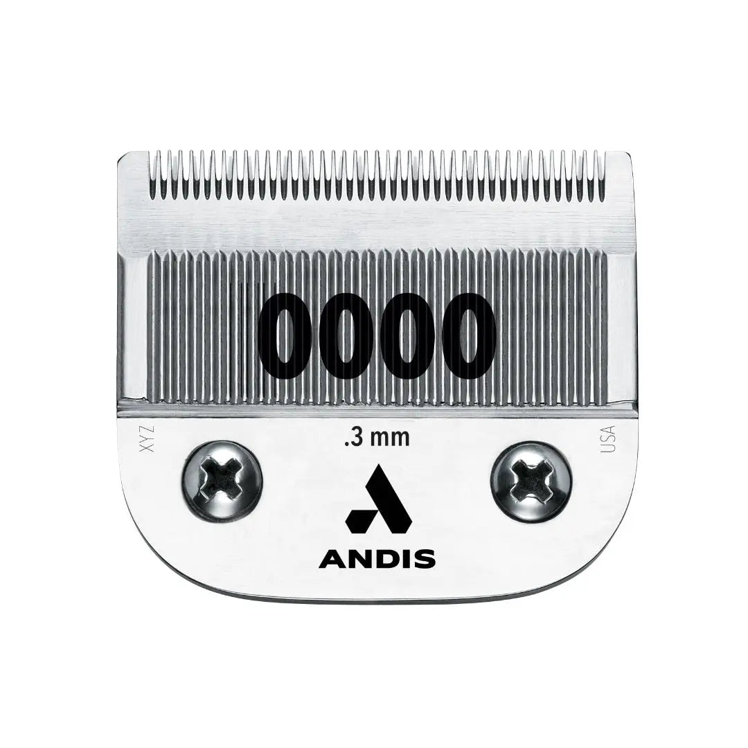Andis 64074 UltraEdge Clipper Blade Size 0000 – 1/100 Inch Cut - Carbon-Infused Steel Detachable