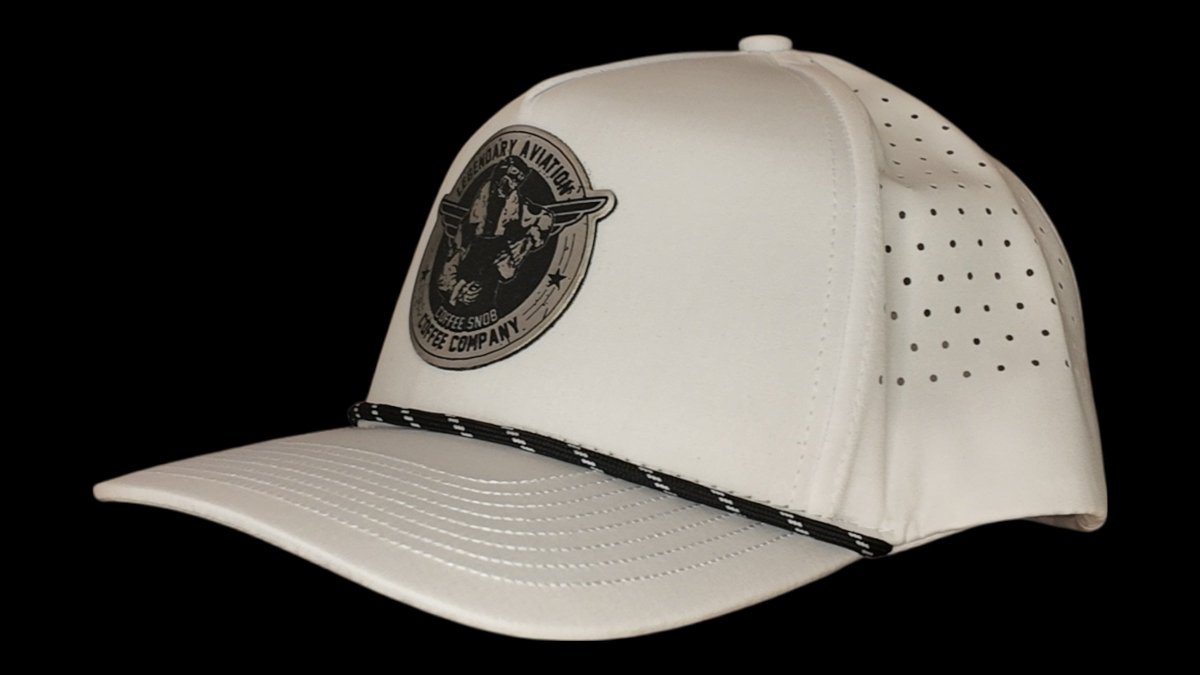 Gorra de aviador de alto rendimiento con calavera legendaria