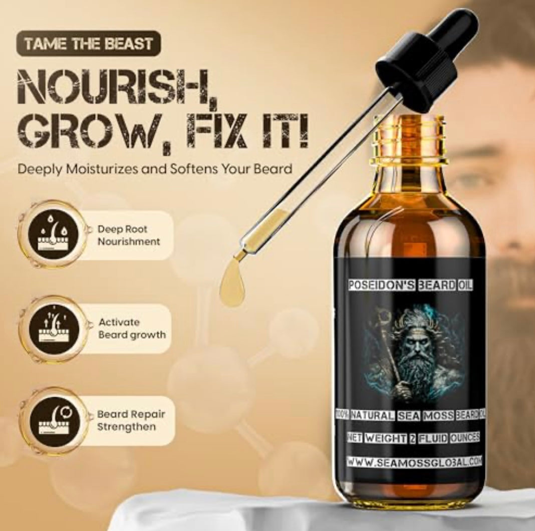 Hand Crafted Gentlemen's Blend Premium Hair and Beard Oil