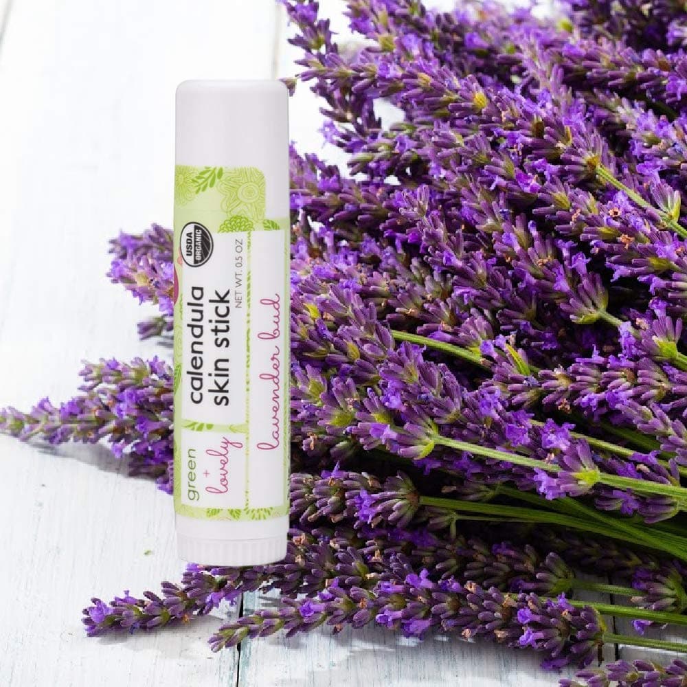 Loción en barra orgánica de brotes de lavanda - Tamaño de viaje