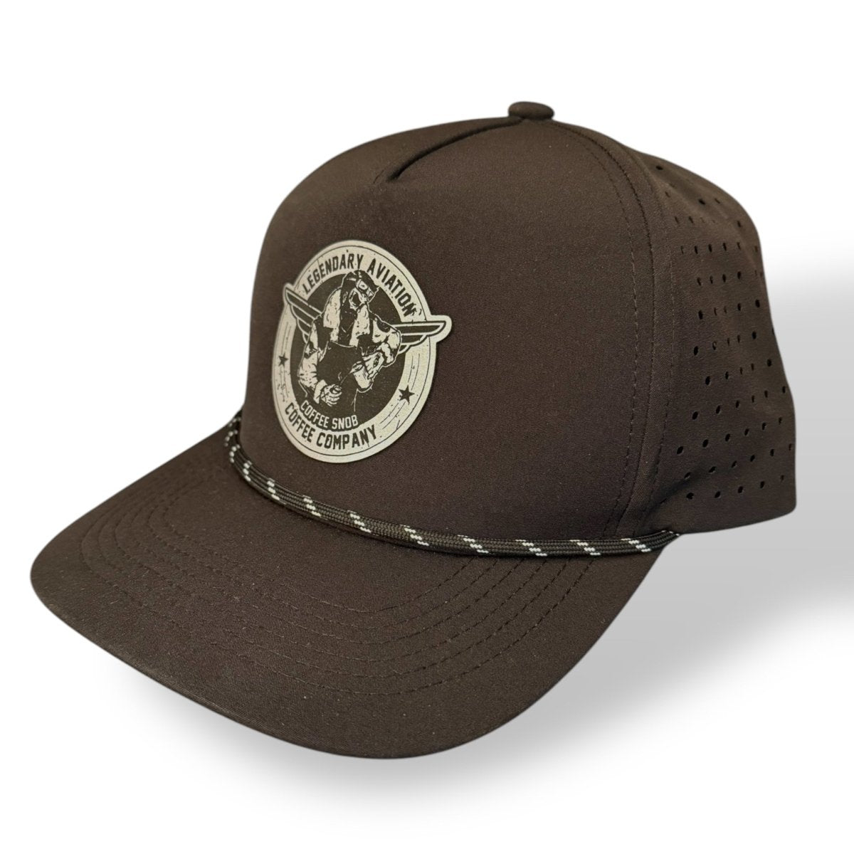Gorra de aviador de alto rendimiento con calavera legendaria