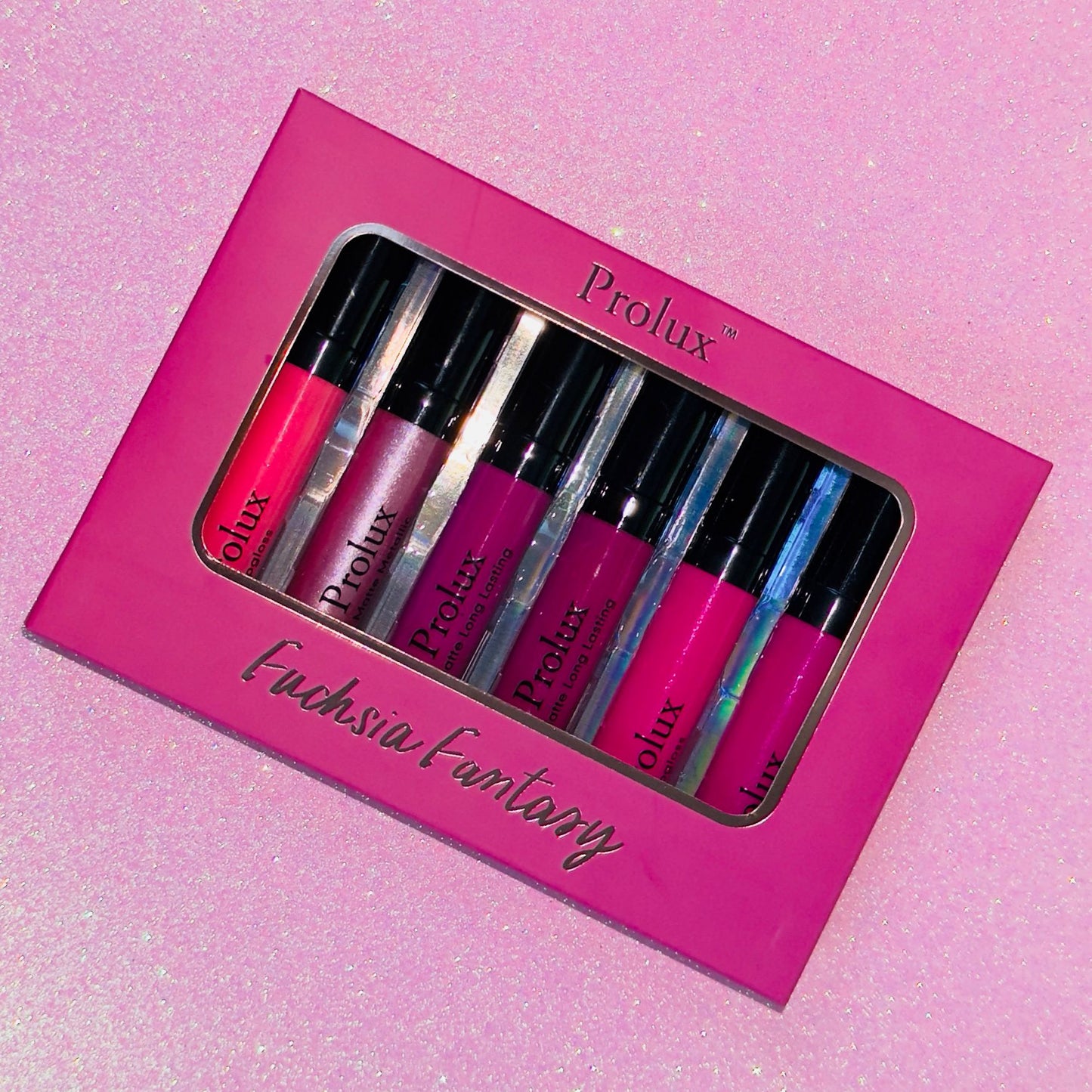 Coffret de brillants à lèvres Fantaisie Fuchsia