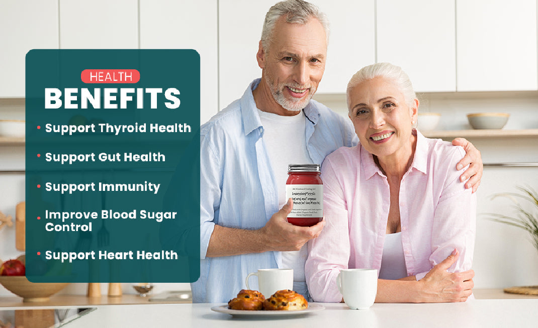 Gel de musgo marino orgánico verde silvestre cosechado