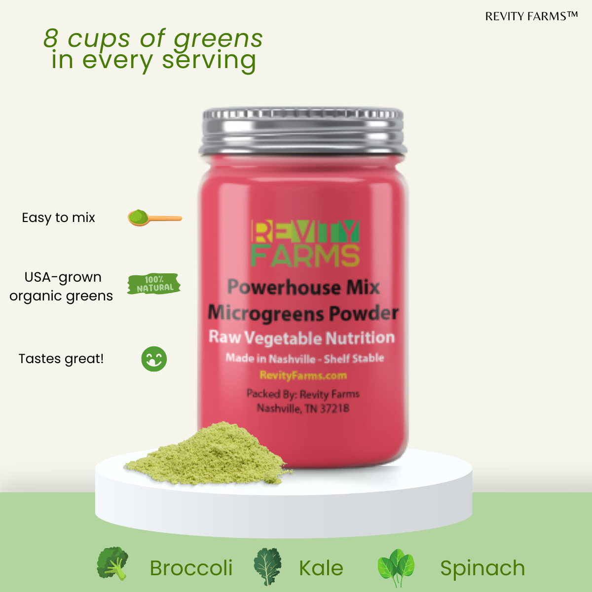 SuperFood - Concentrated Microgreen Powder - Freeze Dried