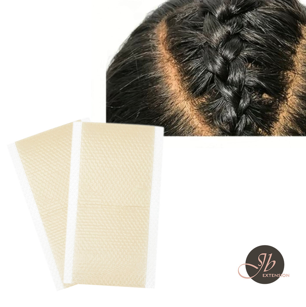JBextension Silicone Scar Sheets for Lace Wigs, 2 Piece Wig Adhesive Straps, Invisible Hair Tape for Women&Men, Strong Resilience, Strong Stickiness,Ultra Light and Thin Hair Salon Supplies for Daily Use