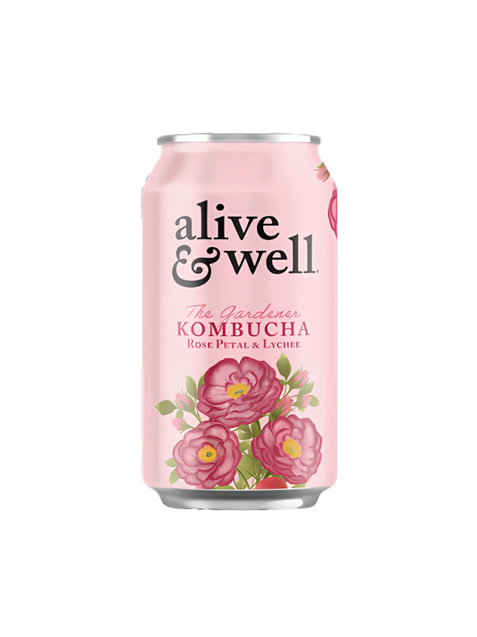 Kombucha Rose et Litchi