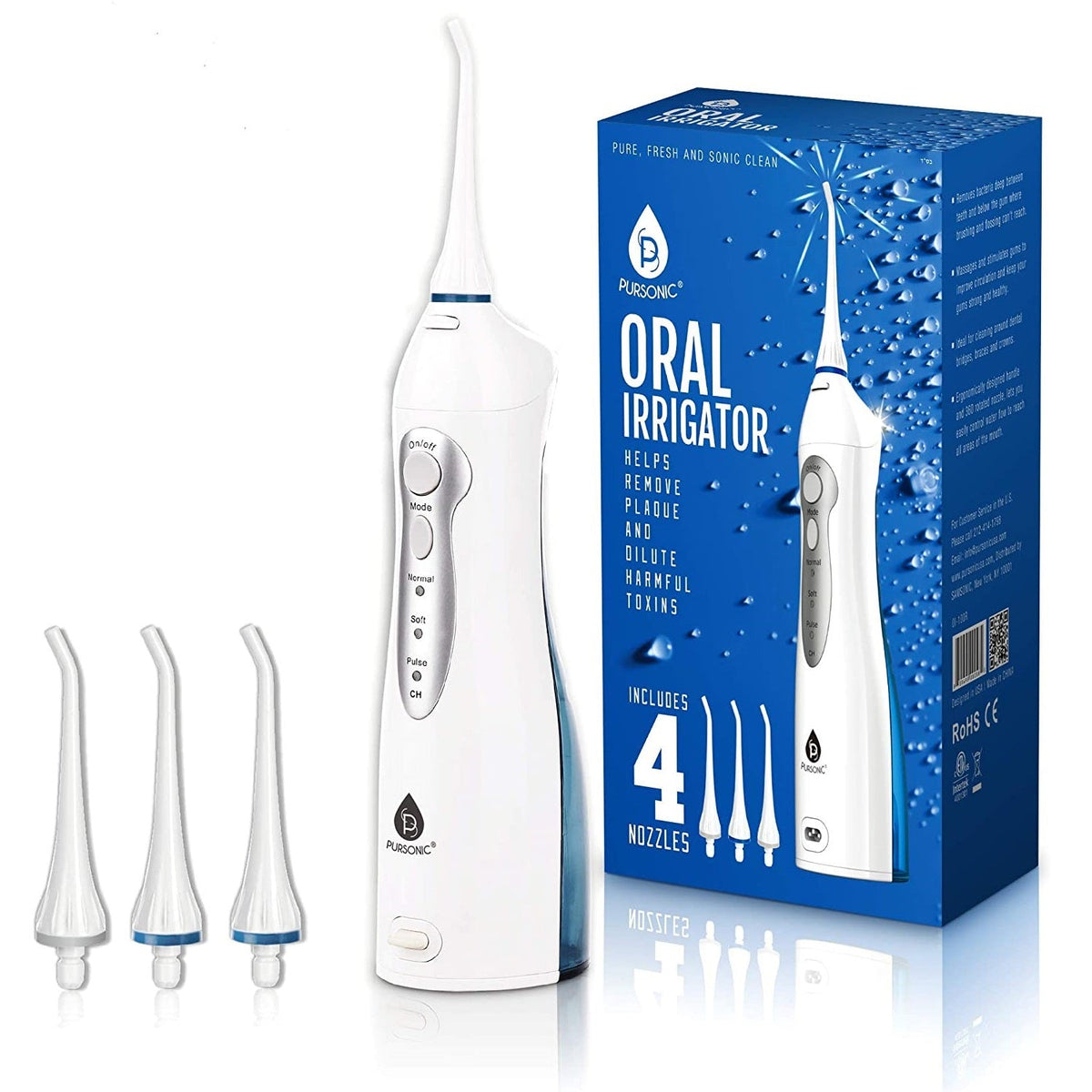 Irrigador bucal recargable