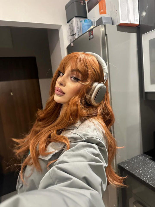 Get this look with 24 inches Copper Wig RACHEL