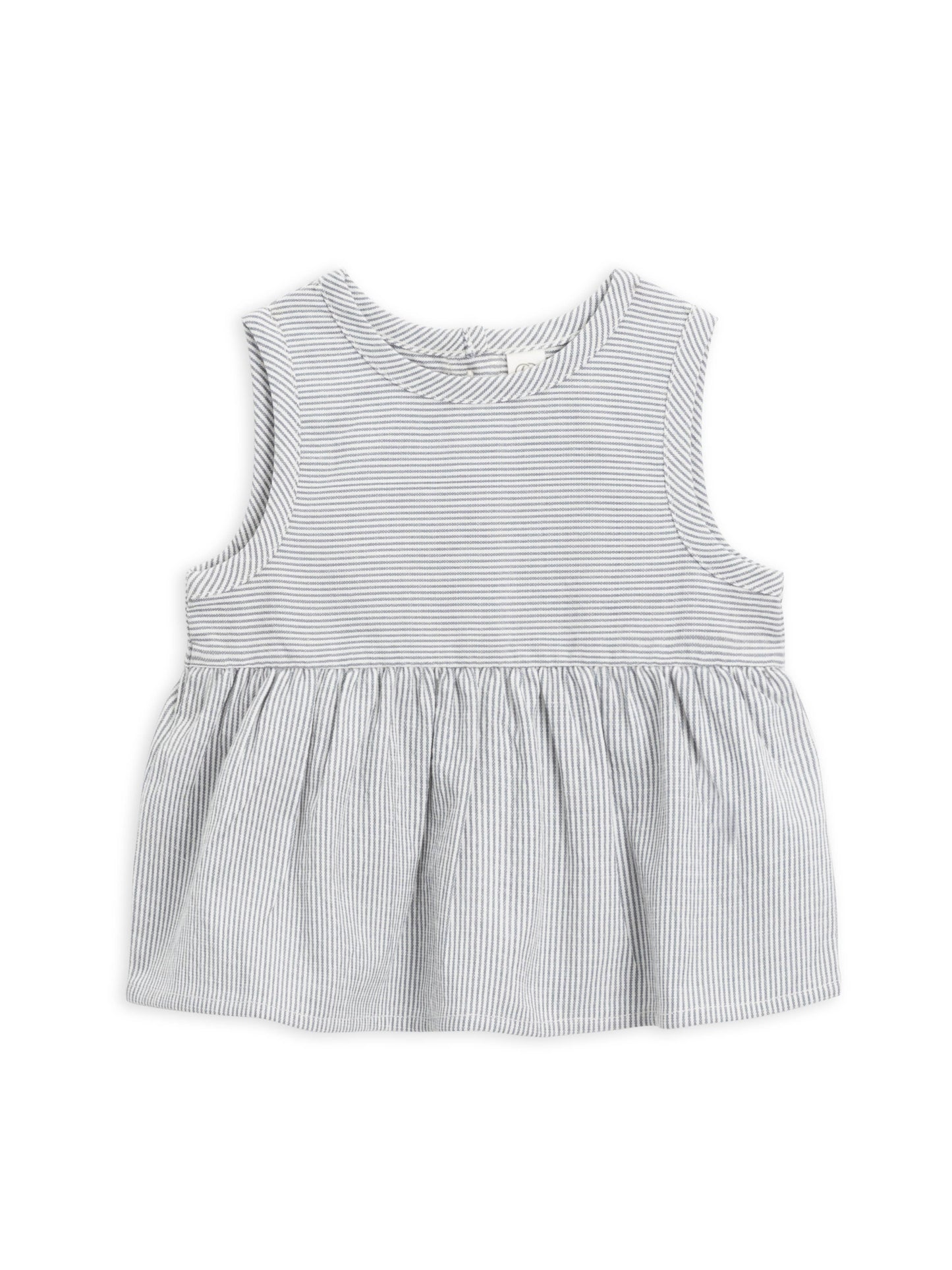 Organic Baby Grace Seersucker Peplum Top