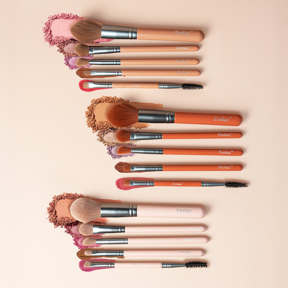 Juego de brochas de maquillaje: 5 piezas