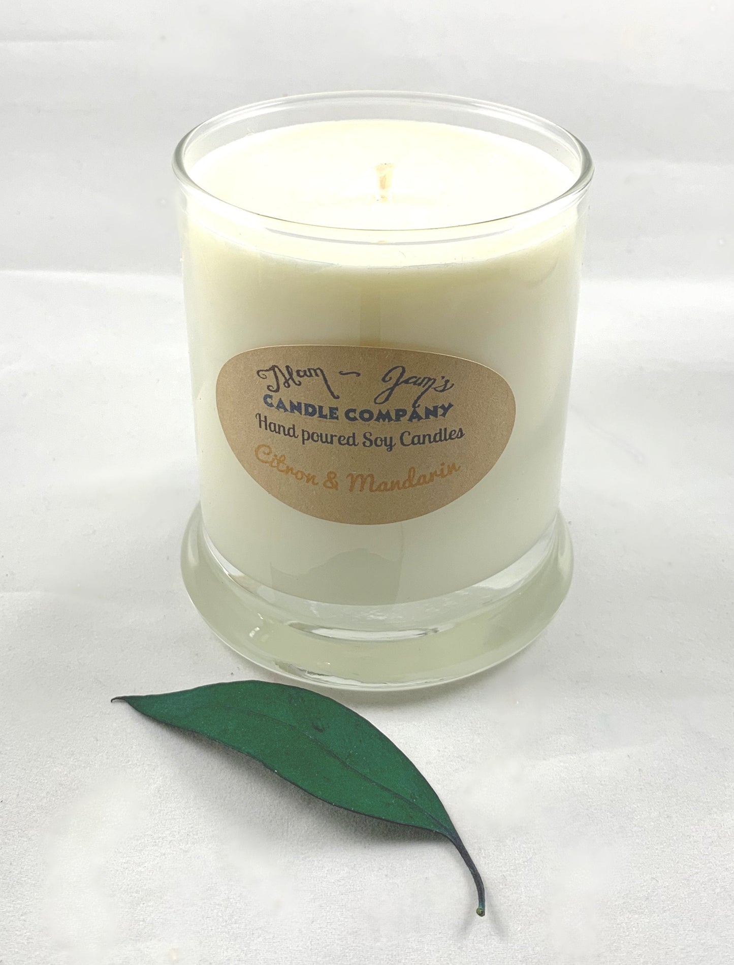 Bougie en cire de soja, agrumes et agave – Parfum vif et agrumé | Mam Jam’s