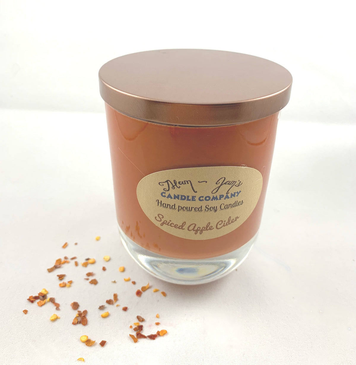 Spiced Apple Soy Candle – Warm & Inviting Fall Scent | Mam Jam’s