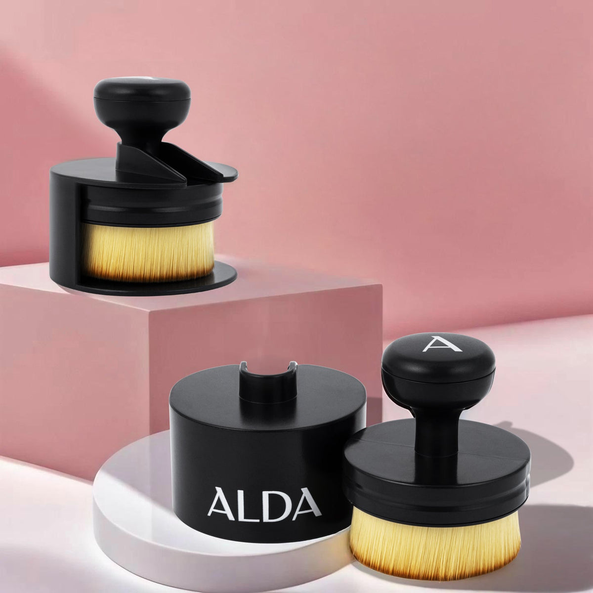 Cepillo para polvo de uñas