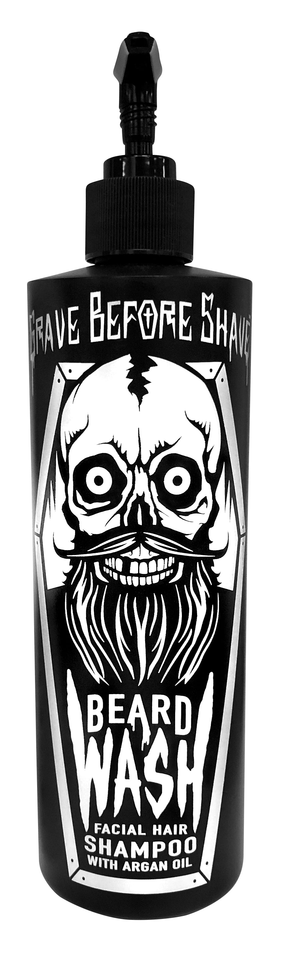 GRAVE BEFORE SHAVE™ BEARD WASH SHAMPOO 16oz. Pump-top