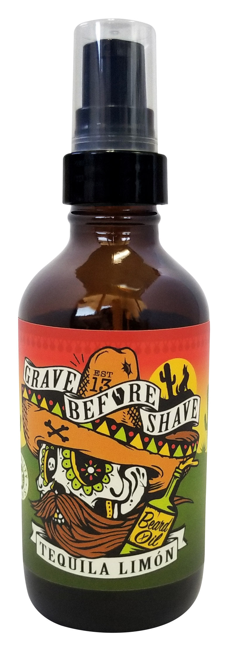 4oz. BIG BOTTLE OF GRAVE BEFORE SHAVE™ BEARD OIL