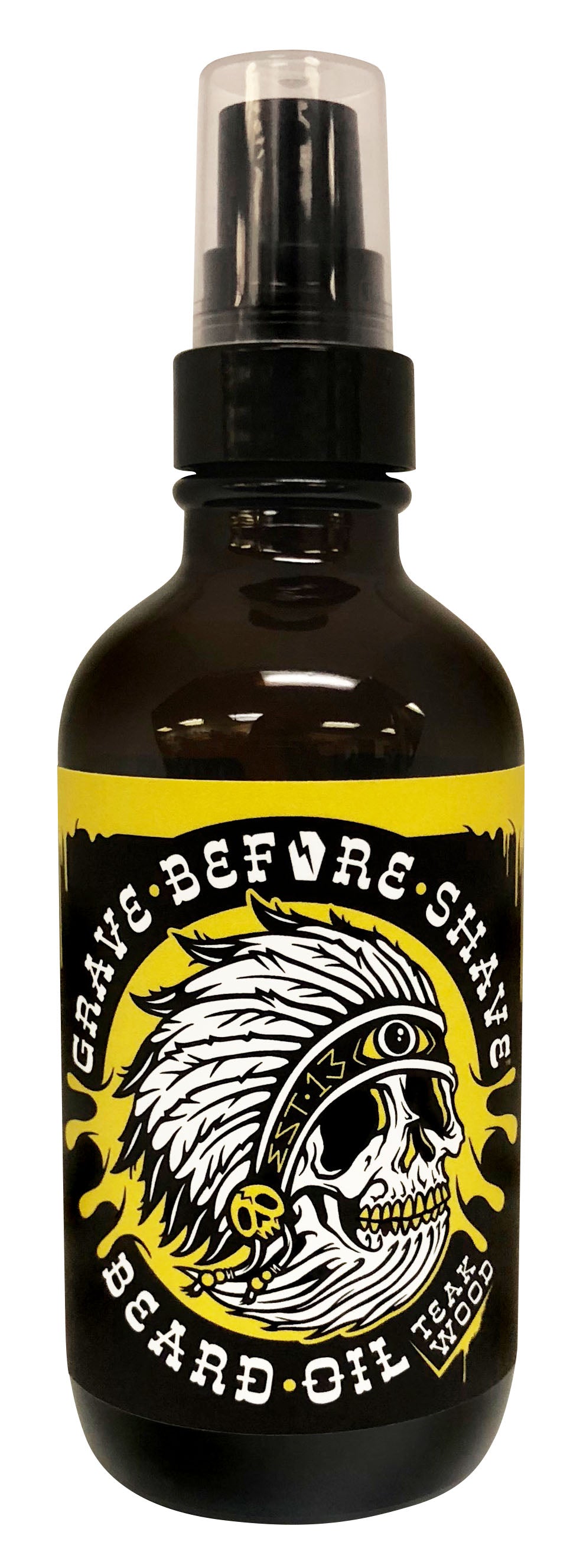 4oz. BIG BOTTLE OF GRAVE BEFORE SHAVE™ BEARD OIL
