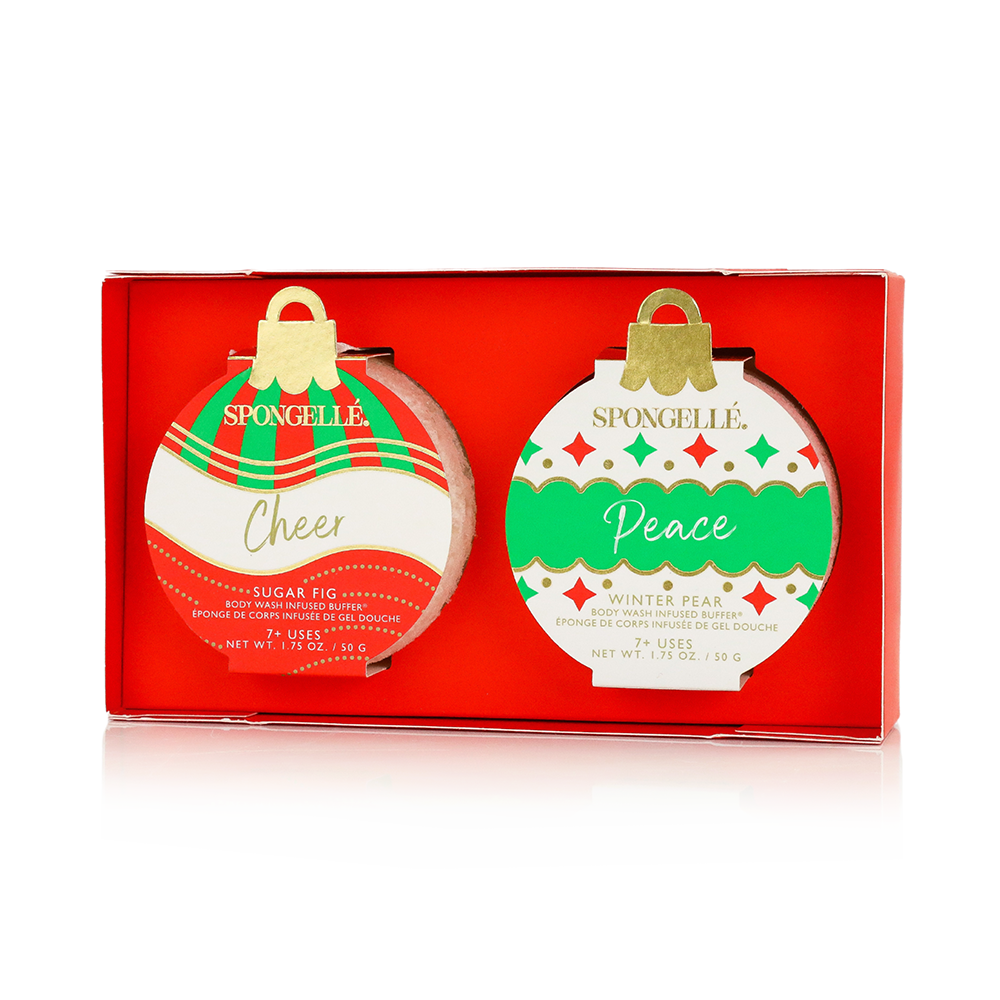 Celebra la temporada | Set de regalo con adornos navideños