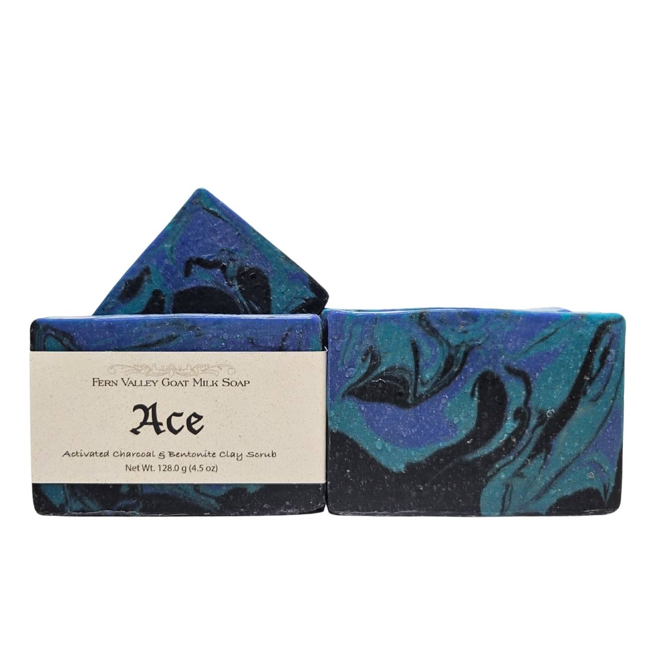 Jabón natural de leche de cabra | Jabón exfoliante | Ace - Jabón para hombres