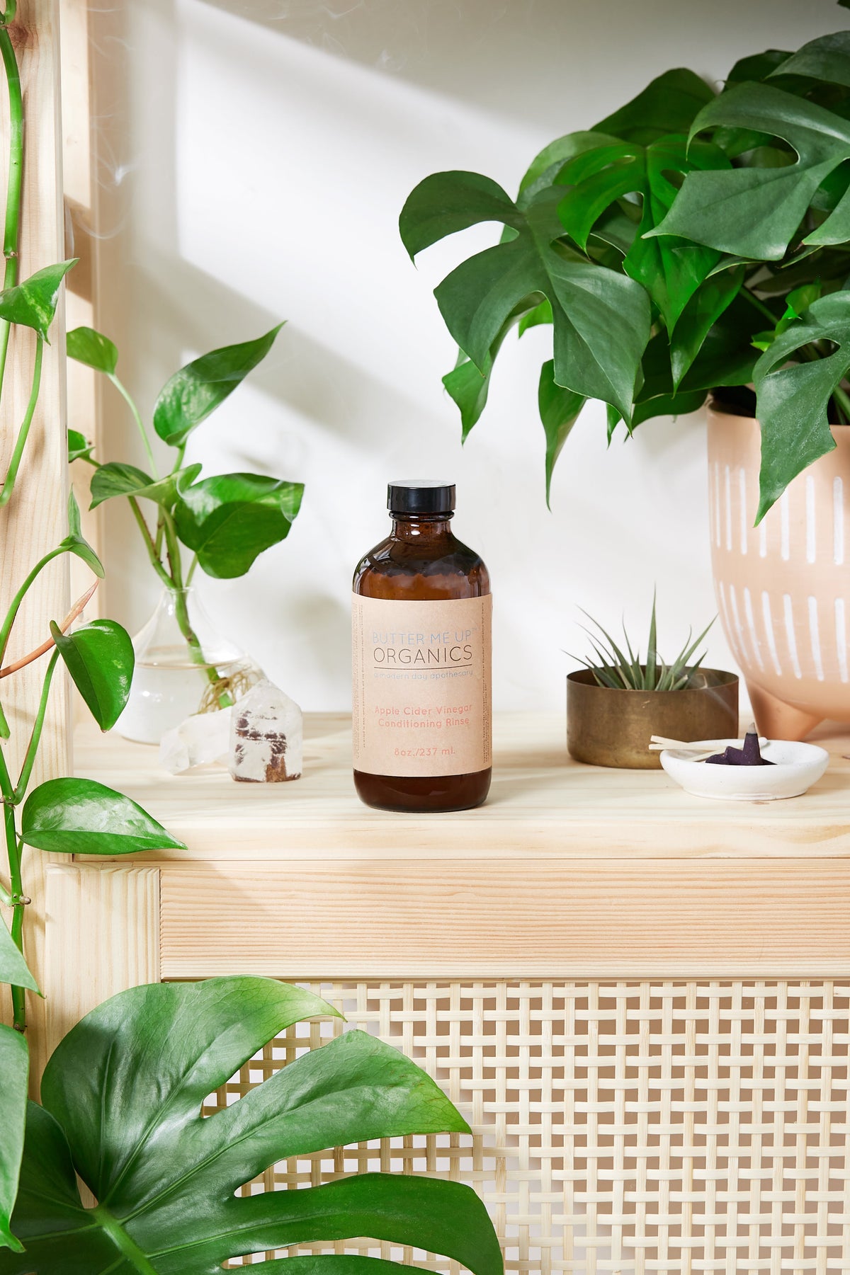 Acondicionador de vinagre de sidra de manzana / Acondicionador para el cabello / Acondicionador orgánico / Acondicionador herbal para el cabello / Sin champú / Acondicionador de vinagre
