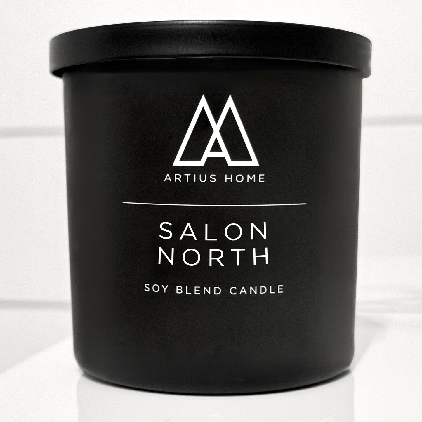 Soy Blend Wood Wick Candle - Bamboo and Coconut Candle "Salon North"