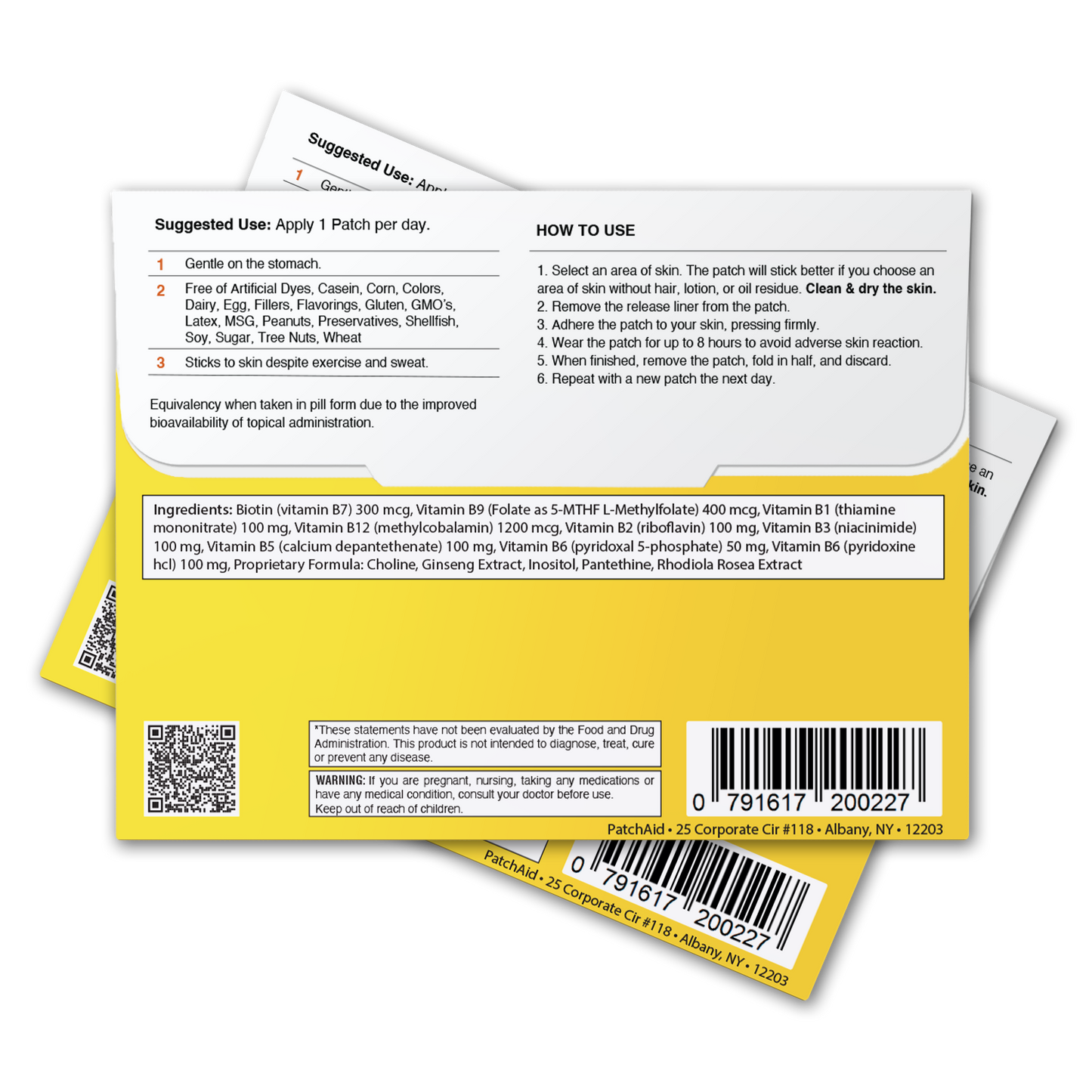 Gastric Sleeve Surgery Complete Vitamin Patch Pack