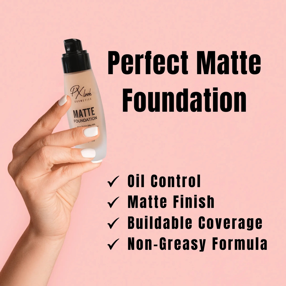 Fond de teint matifiant pour peau grasse