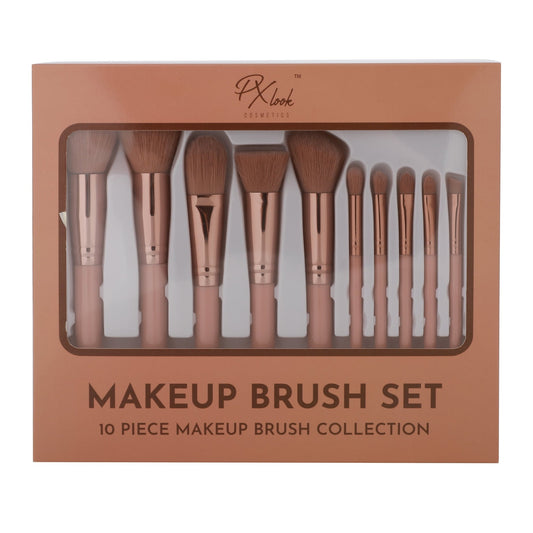 Makeup Brush Set - 10 Piece Makeup Brush Collection
