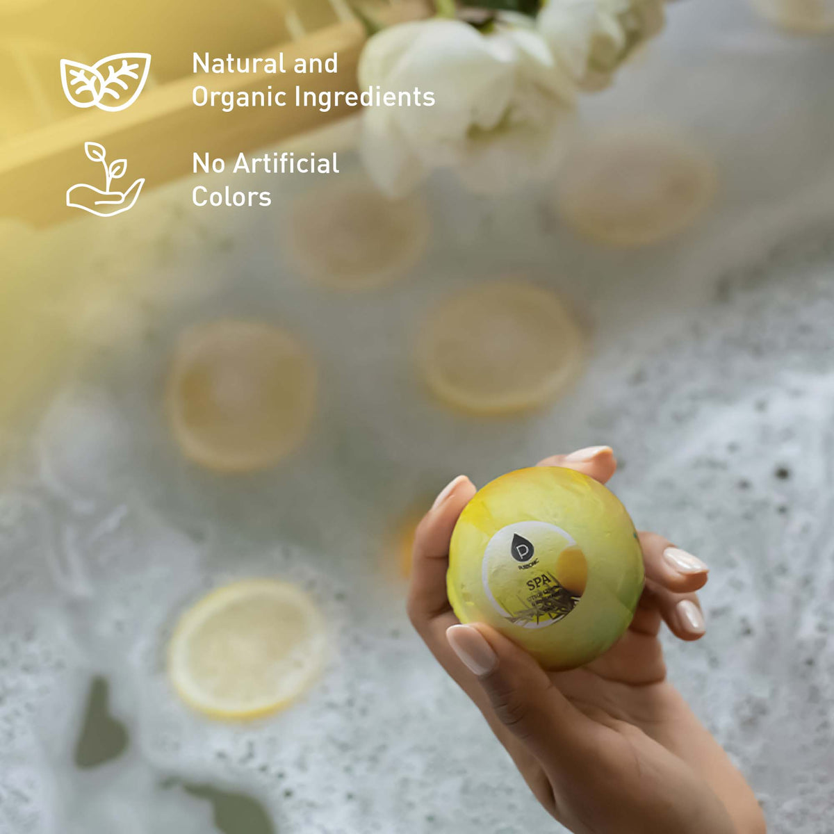 Colección de bombas de baño de aromaterapia Pursonic: transforma tu baño en un spa