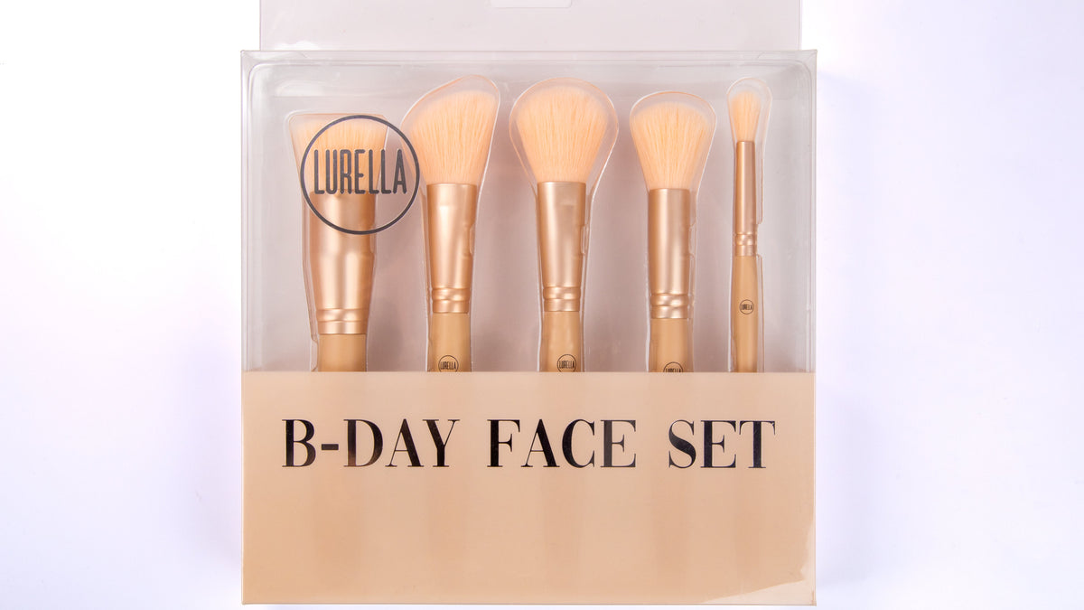 Set de rostros de cumpleaños