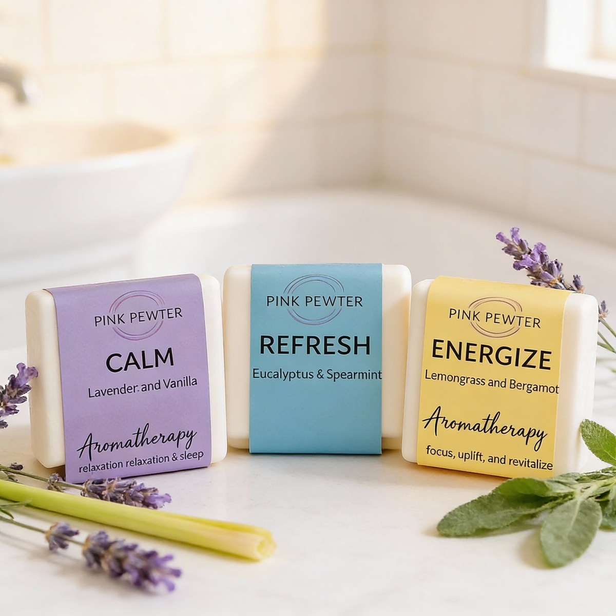Premium Aromatherapy Shower Steamers with Pure Essential Oils (10pc)