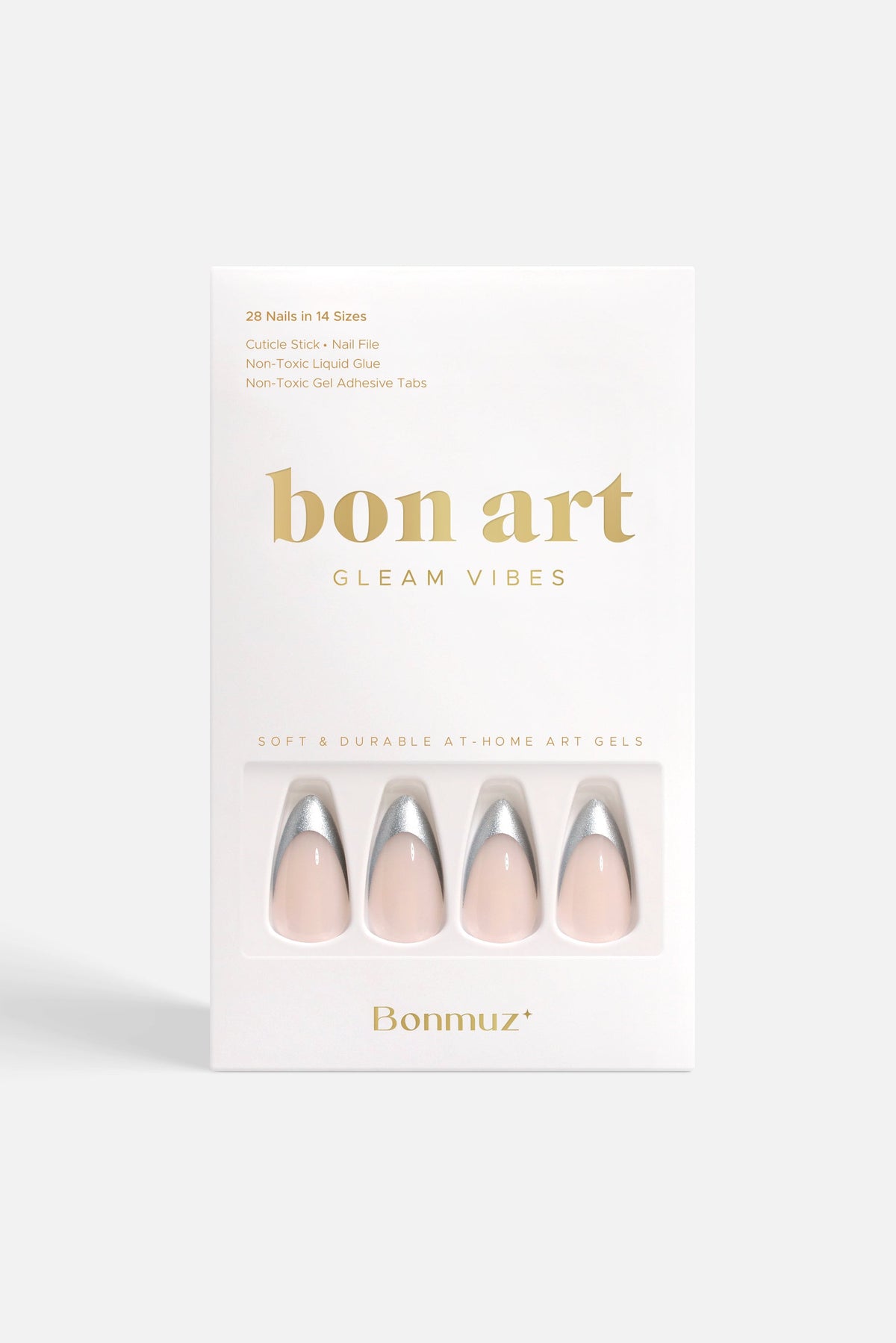 Puntas reflectantes | Uñas postizas suaves y duraderas