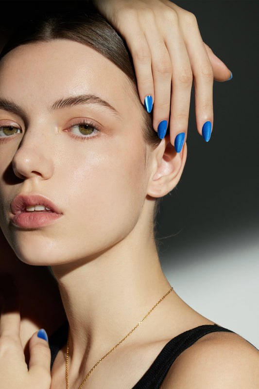 Cuarzo Océano | Uñas postizas suaves y duraderas