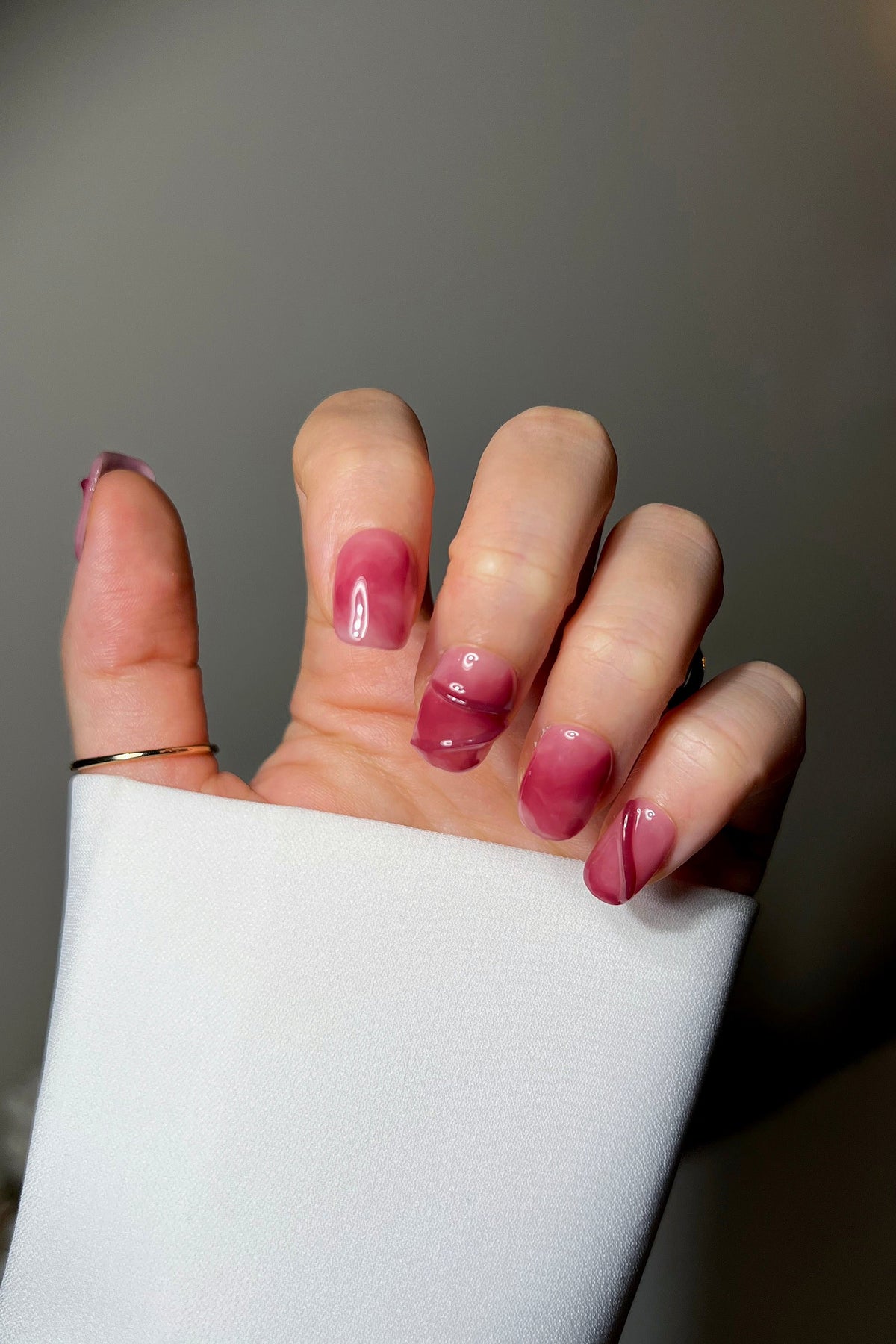 Granate Vintage | Uñas de gel profesionales hechas a mano