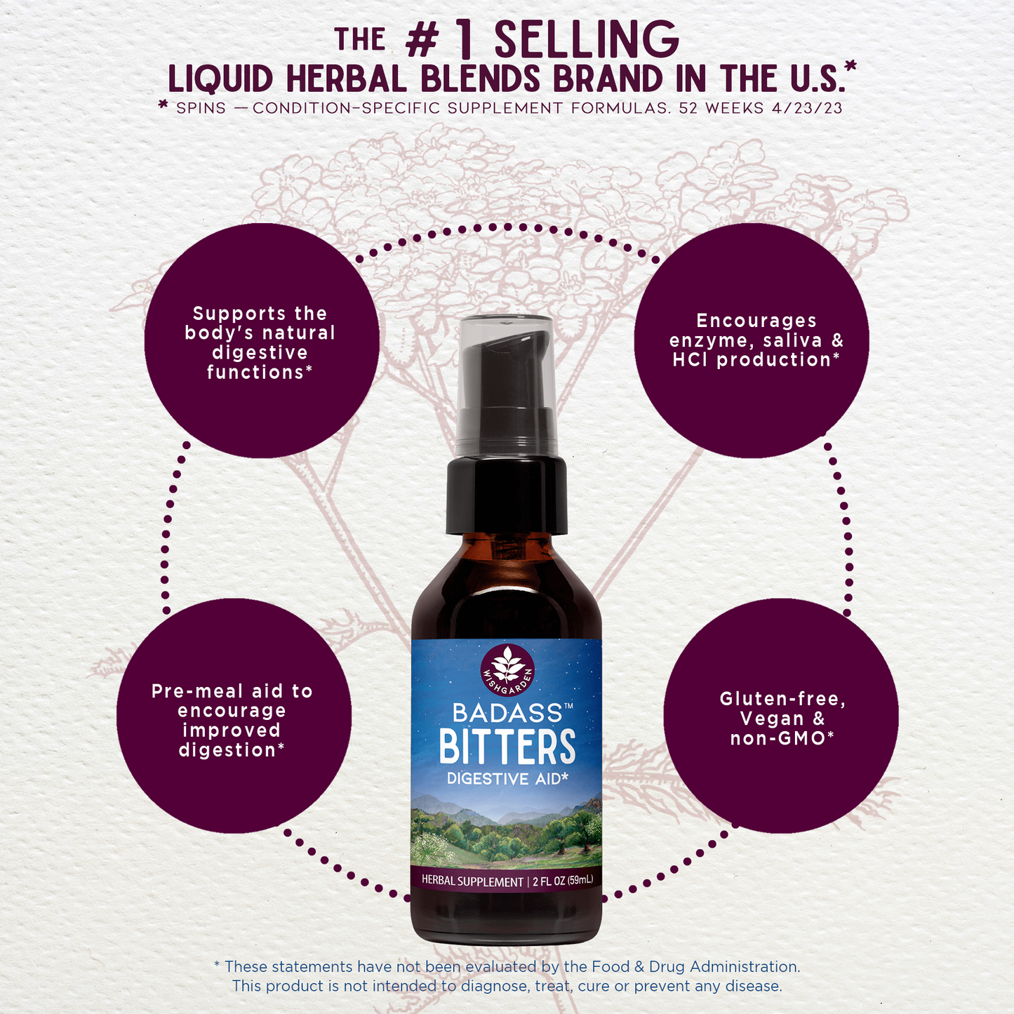 Badass Bitters Ayuda digestiva