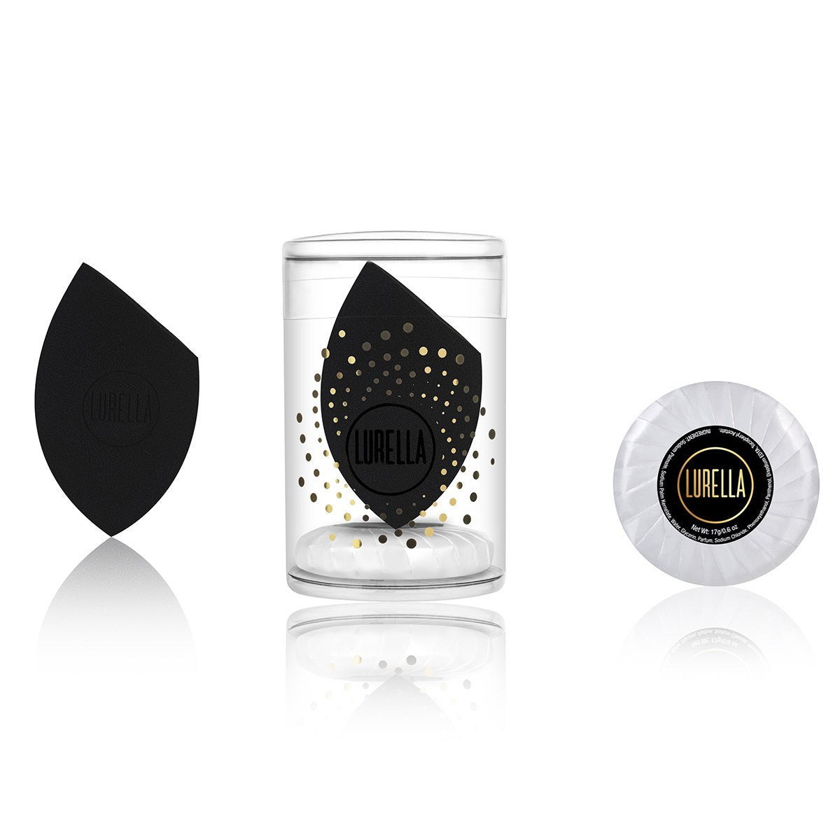 Esponja de belleza angular - Negra