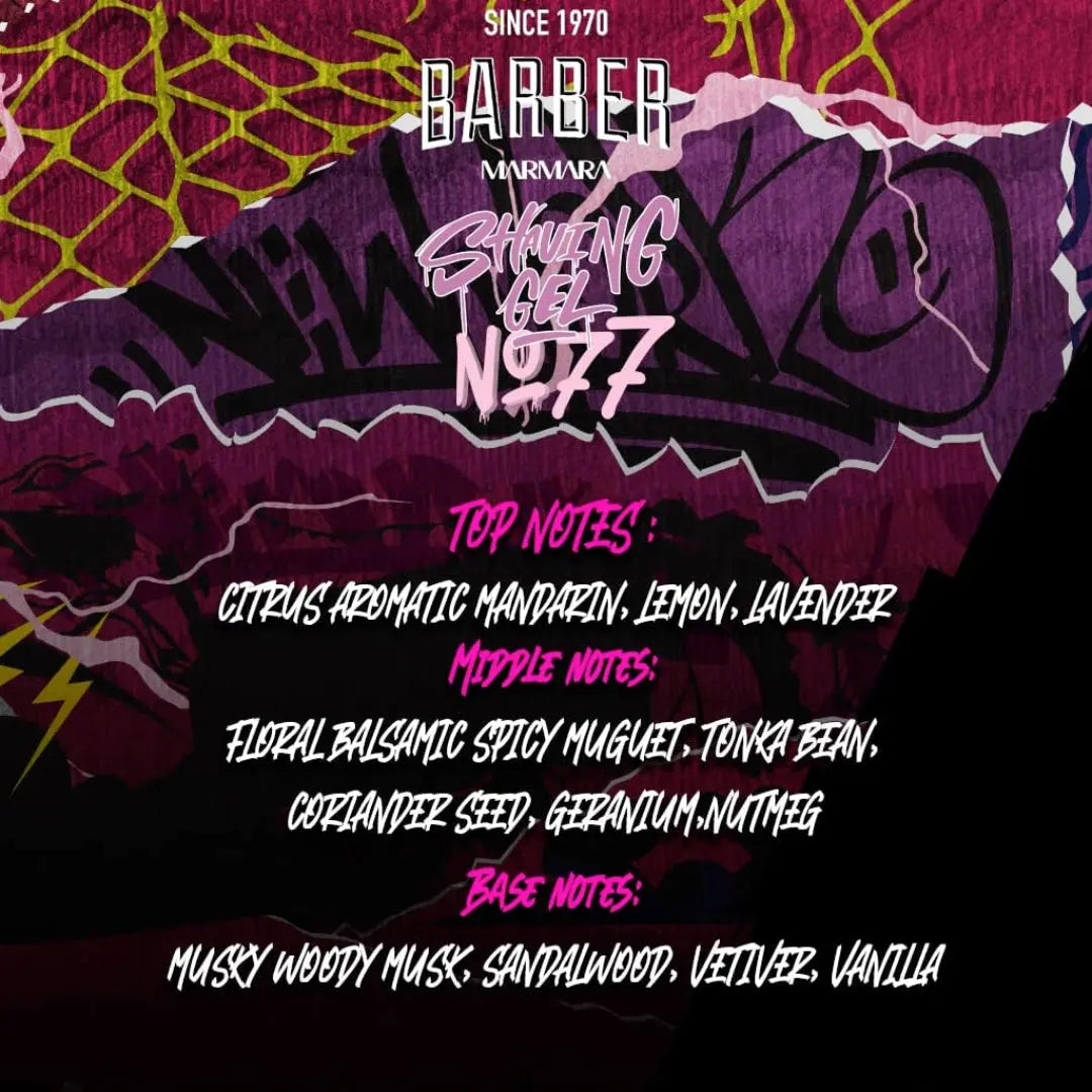 Marmara Barber Shaving Gel No.77 (Pink)