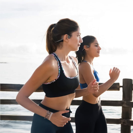 Pursonic Open-Ear Wireless Bone Conduction Headphones – Lightweight Bluetooth 5.0 Sports Earsets