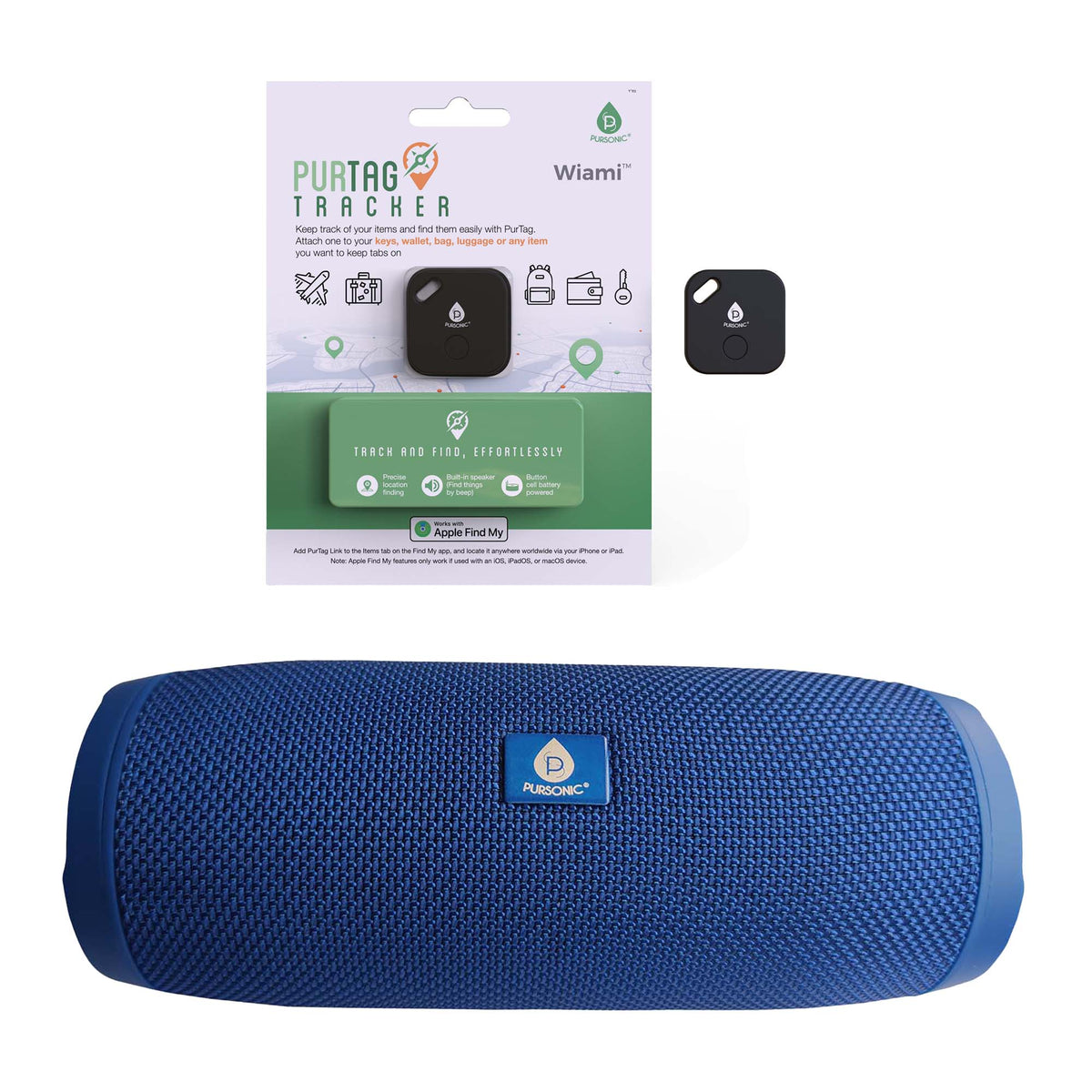 Audio inalámbrico Pursonic y seguimiento inteligente: paquete de altavoz y Purtag