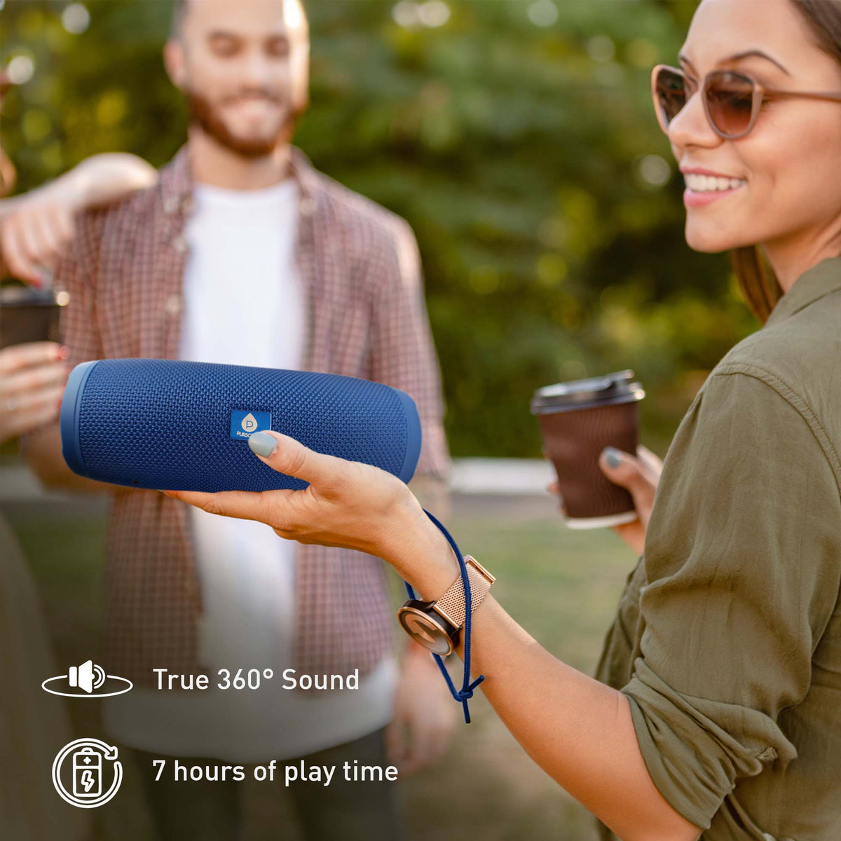 Audio inalámbrico Pursonic y seguimiento inteligente: paquete de altavoz y Purtag